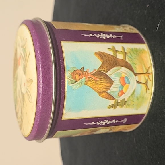 Vintage 1984 Chein Ind. Bristol Ware Easter Rabbit Tin Box - Picture 4 of 6